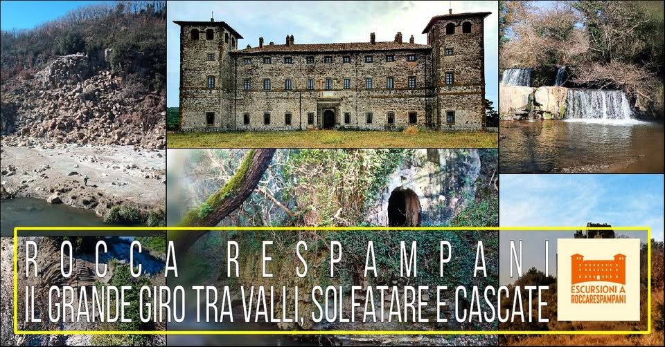 Rocca Respampani: il Grande Giro tra Valli, Solfatare e Cascate Potrebbe essere un'immagine raffigurante Stari Most e il seguente testo "மரழா ina ROCCA A R O C RESPAMPANID P اا GRANDE GIRO TRA VALLI, SOLFATARE E CASCATE ESCURSIONI ROCCARESPAMPANI"