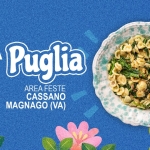 Sagra della Puglia ✦ Cassano Magnago (VA) Potrebbe essere un'immagine raffigurante pasta e il seguente testo "SAGRA Puglia DELLA AREA AREAFESTE 08-09-10 CASSANO MAGGIO MAGNAGO (A)"