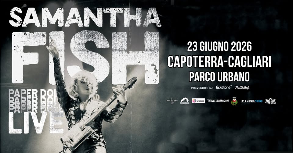Evento Samantha Fish Special Guest – Live a Capoterra (CA) – Parco Urbano Locandina Samantha Fish Special Guest – Live a Capoterra (CA) – Parco Urbano - martedì 23 giugno ore 20:30 - 22:30