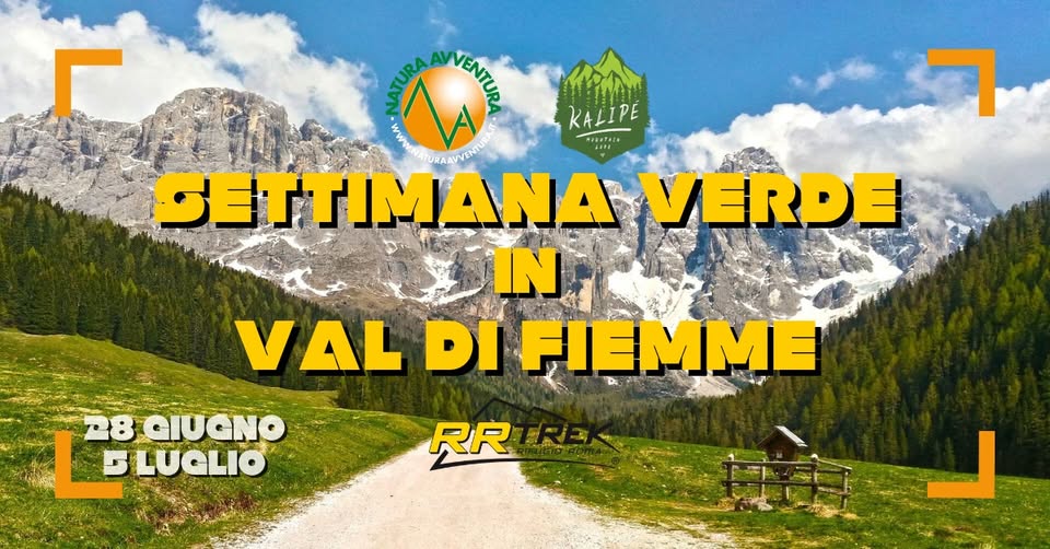 Evento Settimana Verde In Val Di Fiemme – La Valle Che Rallenta Il Tempo Locandina Settimana Verde In Val Di Fiemme – La Valle Che Rallenta Il Tempo - da domenica 28 giugno - domenica 5 luglio 2026 ore 09:00 ore 18:00
