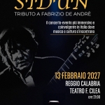 SIDÙN | GRANDE TRIBUTO A FABRIZIO DE ANDRÈ – TOUR 26/27 Sidùn Grande Tributo A Fabrizio De Andrè – Tour 26/27 a Reggio Calabria (RC) il 13 febbraio 2027
