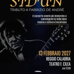 SIDÙN | GRANDE TRIBUTO A FABRIZIO DE ANDRÈ – TOUR 26/27 Sidùn Grande Tributo A Fabrizio De Andrè – Tour 26/27 a Reggio Calabria (RC) il 13 febbraio 2027