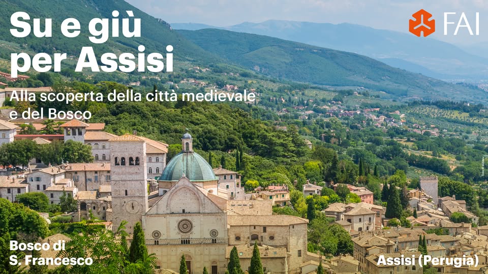 Evento Su E Giu Per Assisi Locandina Su E Giu Per Assisi - da domenica 26 aprile - domenica 25 ottobre 2026 ore 09:45 ore 12:45