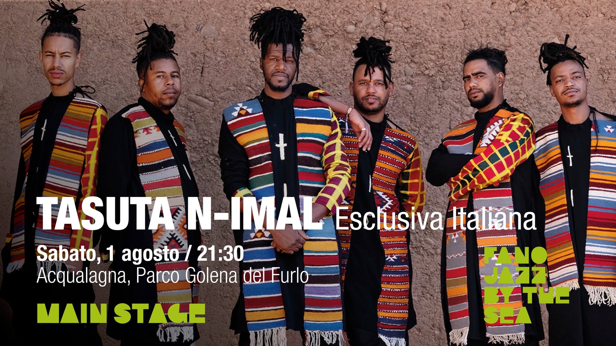 Evento Tasuta N – Imal – Main Stage – Fano Jazz By The Sea 2026 Locandina Tasuta N – Imal – Main Stage – Fano Jazz By The Sea 2026 - sabato 1 agosto ore 21:30 - 23:30