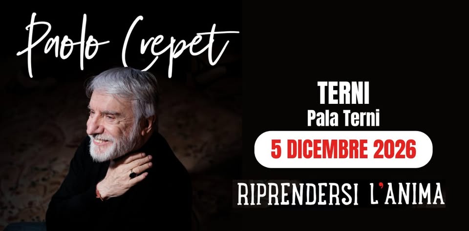Evento TERNI – Pala terni, Paolo crepet Riprendersi l’anima Locandina TERNI – Pala terni, Paolo crepet Riprendersi l’anima - sabato 5 dicembre ore 21:00 - 23:00