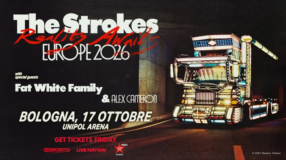 Evento The Strokes – Unipol Arena Locandina The Strokes – Unipol Arena - sabato 17 ottobre ore 21:00 - 23:00