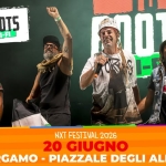 Train To Roots HiFi @ NXT Festival ✨ Bergamo, Piazzale degli Alpini – 20 giugno 2026 Potrebbe essere un'immagine raffigurante testo