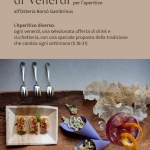 Tre serate cult – Venerdì aperitivo diverso Potrebbe essere un'immagine raffigurante pasta e il seguente testo "di Venerdì per l'aperitivo all'Osteria l'OsteriaBorsòGambrinus Borsò Gambrinus all' L'Aperitivo diverso: ogni venerdì, una selezionata offerta di drink drinke e cicchetteria, con una speciale proposta della tradizione che cambia ogni settimana (h.18-21)"