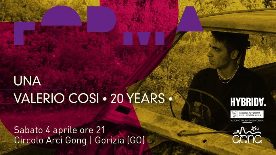 Evento Valerio Cosi – 20 Years – Una Locandina Valerio Cosi – 20 Years – Una - sabato 4 aprile ore 21:00 - 23:00