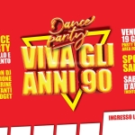 VIVA gli ANNI 90 @ 10° SPORT e SAPORI – Sabbionara D’Avio (Tn) Potrebbe essere un contenuto grafico raffigurante il seguente testo "Dance Barty IL DANCE PARTY TUTTO BALLO E DIVERTIMENTO CON CONDJ DJ ANIMAZIONE BALLERINE E ETANTI GADGET VENERDI 19 GIUGNO 2026 PARTY PARTYTIME:21:30 TIME: 21:30 AREA FOOD AREAFOODDALLE18:00 DALLE 18:00 SPORT E SAPORI 10ED ED SABBIONARA D'AVIO TRENTO ANNI 90 INGRESSO LIBERO"