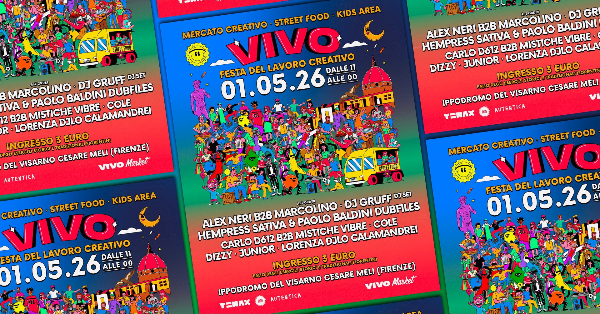 VIVO -Festa del Lavoro Creativo – Potrebbe essere un'immagine raffigurante testo
