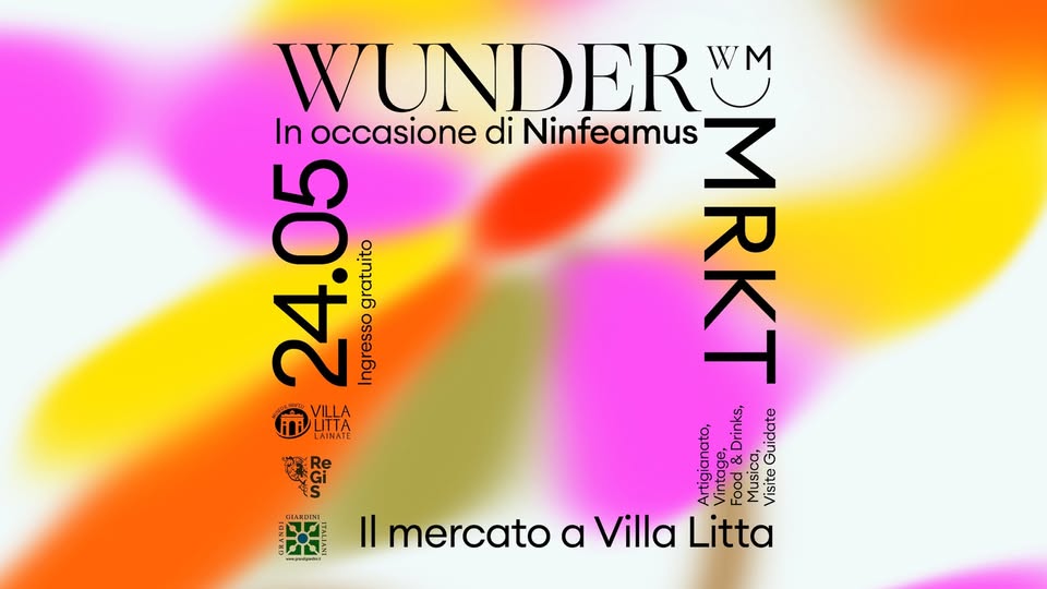 Evento Wunder Mrkt – il Mercato a Villa Litta Locandina Wunder Mrkt – il Mercato a Villa Litta - domenica 24 maggio ore 10:00 - 20:00