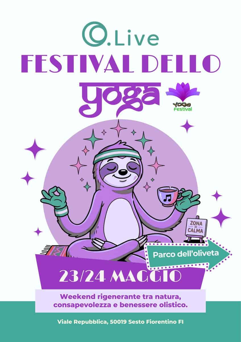 Evento Yoga Festival Parco dell’Oliveta – Sesto Fiorentino (FI) Locandina Yoga Festival Parco dell’Oliveta – Sesto Fiorentino (FI) - da sabato 23 maggio - domenica 24 maggio 2026 ore 10:00 ore 20:00