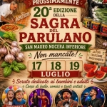 20ª edizione Sagra del Parulano 20a edizione Sagra del Parulano a Nocera Inferiore (SA) il 17 luglio - 19 luglio 2026