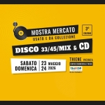 3ª Mostra Mercato del Disco – THIENE (VI) Potrebbe essere un contenuto grafico raffigurante il seguente testo "3° EDIZIONE MOSTRA MERCATO USATO E DA COLLEZIONE DISCO 33/45/MIX /MIX CD SABATO DOMENICA 23 MAGGIO 242026 24 2026 THIENE VICENZA CENTRO COMMERCIALE THIENE thiene MIADELTERZUARIO.2 ADEL TERZURIO.2 D"