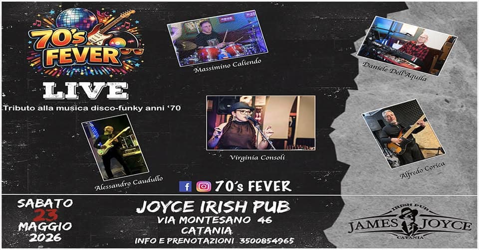 Evento 70’S Fever Locandina 70’S Fever - sabato 23 maggio ore 22:00 - 00:00