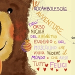 A Cordenons IL TEATRO C’ERA UNA VOLTA con la Compagnia Arione – De Falco Potrebbe essere un disegno raffigurante il seguente testo "國日間 GEMPRRNY AIRONE DE DEFALCO Martedì 28 luglio ore 21 Centro Culturale Aldo Moro Cordenons in caso di maltempo sala adiacente ROCAMBOLESCHE DELL' ORSO AMIENTRE NICOLA DEL RAGNETTO EUGENIO e DEL MOSCERINO CHE VOLEVA VEDERE il MONDO e CHE RESE TUTT TUTTUFELICI FELICI ENTRY FREE"