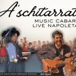 A’ SCHITARRATA “show Cabaret live non solo Napoletano” Potrebbe essere un'immagine raffigurante strumento musicale e il seguente testo "A schitarrata MUSIC CABARET LIVE NAPOLETANO CIRO GARGIULO-DALIA CIROGARGIULO-DALIADEYA-ERMANNO DEYA-ERMANNO ROMANO Arle ArleNapoli"