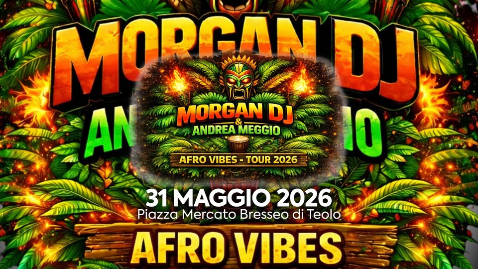 Evento Afro Vibes – Notti Tricolori – Bresseo Di Teolo Locandina Afro Vibes – Notti Tricolori – Bresseo Di Teolo - domenica 31 maggio ore 19:00 - 21:00
