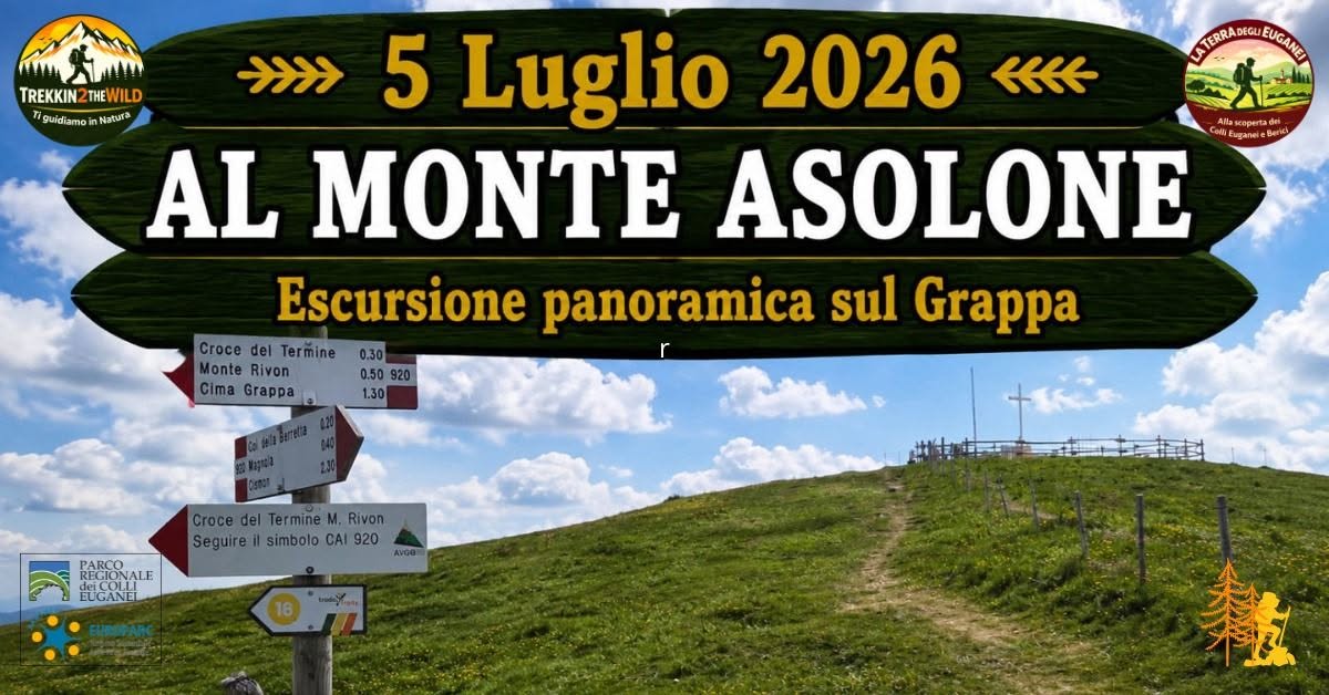 Evento Al Monte Asolone Locandina Al Monte Asolone - domenica 5 luglio ore 09:00 - 16:00