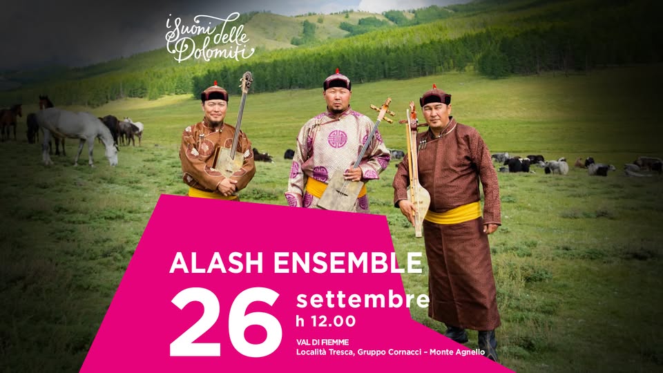 Evento Alash Ensemble Locandina Alash Ensemble - sabato 26 settembre ore 12:00 - 14:00