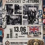 -ALCHEMY- DIRE STRAITS TRIBUTE @MAMALOCA Potrebbe essere un'immagine raffigurante il seguente testo "aLChemy MAMALOCA OCA aLCHEMY rETURN ม.ำแรกระบาน PITW FAMTNTLY arAFTLo% TATRATIK AcTEЛO 13.06 米 live concert o 21.30 DIRE STRAITS Prenota Prenotaora! ora! TRIBUTE Cu 出 MAMALOCA STREET BAR Strada del Pasubio 421. Vicenza 0444 041949 347 5035 098 상 THE BEST DIRE STRAITS TRIBUTE EVER MAMALORO THEY RGB RGR"