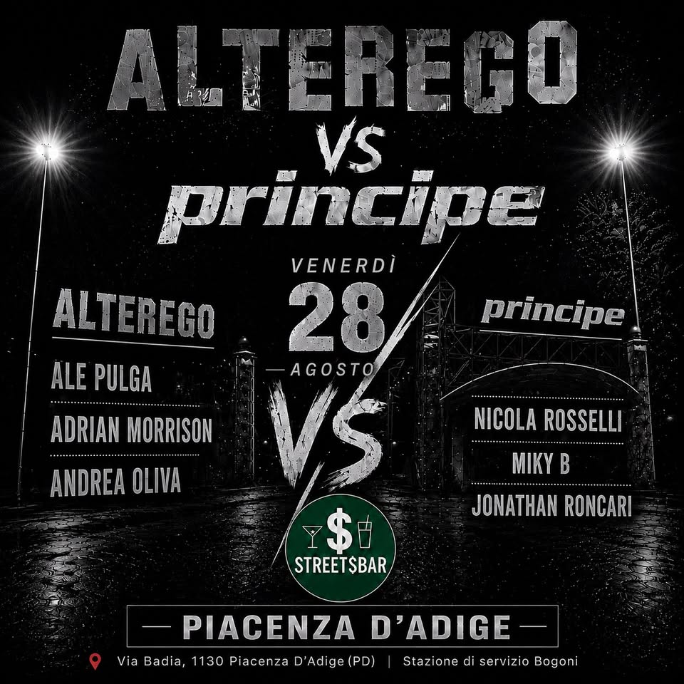 Evento Alterego Principe Venerdì 28 Agosto Piacenza D’adige Locandina Alterego Principe Venerdì 28 Agosto Piacenza D’adige - venerdì 28 agosto ore 20:00 - 05:00