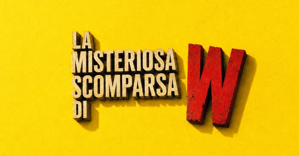 Evento AMBRA ANGIOLINI – La misteriosa scomparsa di W Conegliano Locandina AMBRA ANGIOLINI – La misteriosa scomparsa di W Conegliano - giovedì 26 novembre ore 21:00 - 23:00