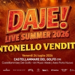 ANTONELLO VENDITTI – DAJE LIVE SUMMER 2026 Antonello Venditti - Daje Live Summer 2026