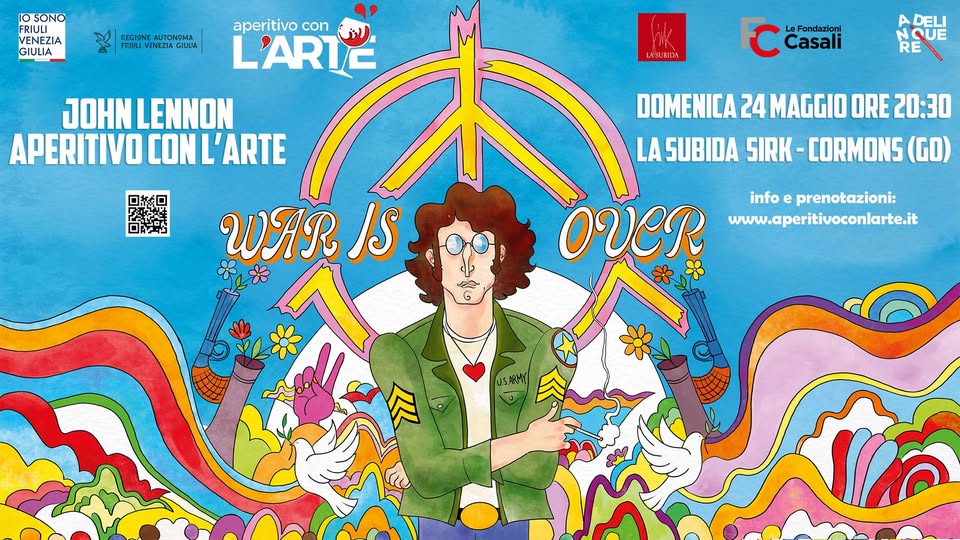 Evento Aperitivo con l’Arte – John Lennon – La Subida Sirk Locandina Aperitivo con l’Arte – John Lennon – La Subida Sirk - domenica 24 maggio ore 20:30 - 22:15