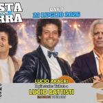 Aracri Lucio • Lucio Battisti Tribute band • alla Beer Fest di Rovolon (PD) Aracri Lucio – Lucio Battisti Tribute band – alla Beer Fest di Rovolon (PD) a Rovolon (PD) il 23 luglio 2026