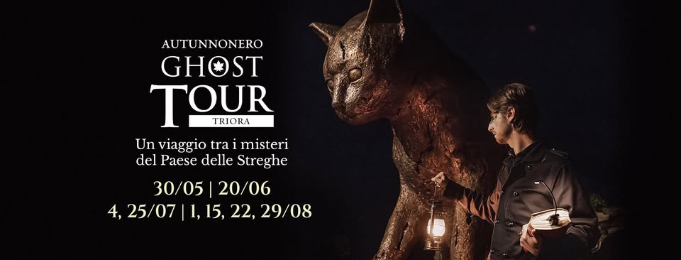 Evento Autunnonero Ghost Tour Triora Locandina Autunnonero Ghost Tour Triora - da sabato 25 aprile - sabato 29 agosto 2026 ore 22:00 ore 23:45