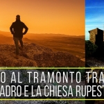 Bassano al Tramonto tra il Sasso Quadro e la Chiesa Rupestre Bassano al Tramonto tra il Sasso Quadro e la Chiesa Rupestre a Vitorchiano (VT) il 27 giugno 2026
