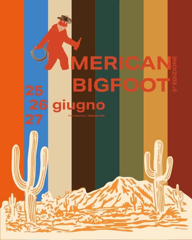 Evento Bigfoot festival a Villalunga (RE) con Wild Angels Locandina Bigfoot festival a Villalunga (RE) con Wild Angels - sabato 27 giugno ore 17:00 - 19:00
