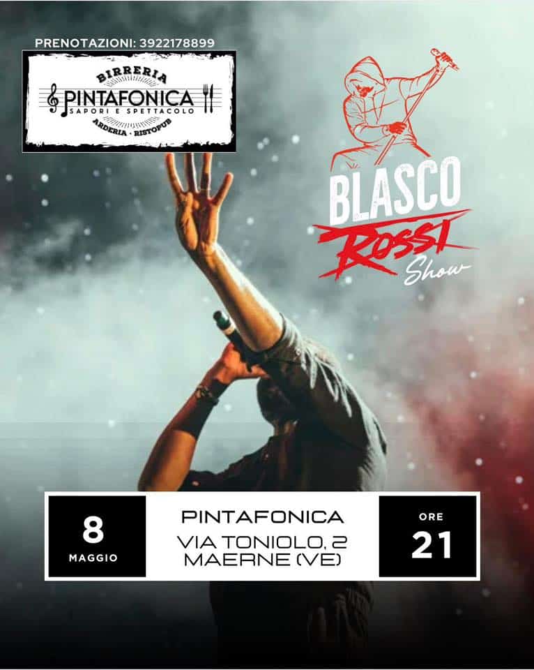 Blasco_Show Potrebbe essere un'immagine raffigurante testo