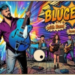 BLUGENIALE with Band – Parco Birreria Pedavena – Pedavena (BL) Potrebbe essere un contenuto di pop art raffigurante sassofono, chitarra e il seguente testo "់ល BLUGENIALE with Band Parco Birreria Pedavena = Pedavena (BL) ៍ בפיס-טסטסט أحدا Domenica Domenica7Giugno 7 Giugno ore15.00 ore 15.00"