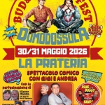 Bud&Terence Fest Domodossola 2026 Bud&Terence Fest Domodossola 2026 a Domodossola (VB) il 30 maggio - 31 maggio 2026