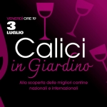 Calici in Giardino | Degustazioni Enogastronomiche nel Giardino del BRN Restaurant & Bike Café Potrebbe essere un contenuto grafico raffigurante vino e il seguente testo "BRN HESTAUHANI B매전시 AURANT AURANI IKEGA VENERDI ORE VENERDÌORE19 19 3 LUGLIO Calici in Giardino Alla scoperta delle migliori Allascopertadellemigioriconin cantine nazionali nazionalieinternazionali e internazionali Village Villag BRN"