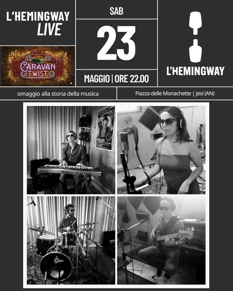 Evento Caravan Twist in concerto Locandina Caravan Twist in concerto - sabato 23 maggio ore 22:00 - 00:00