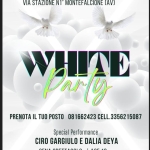 Cena Spettacolo WHITE PARTY Cena Spettacolo WHITE PARTY a Montefalcione (AV) il 8 agosto 2026