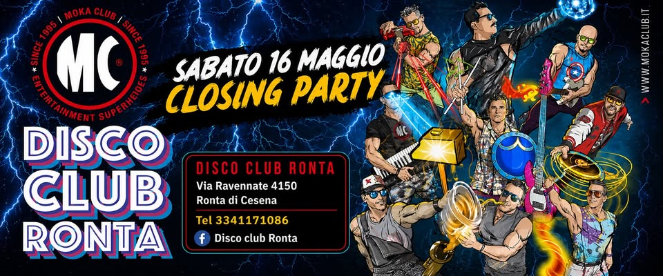 Closing Party Potrebbe essere un'immagine raffigurante testo