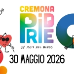 CREMONA PRIDE – 30 MAGGIO 2026 Potrebbe essere un disegno raffigurante il seguente testo "CREMONA IRIE RiE UN PoSTO NEL MONDO 30 MAGGIO 2026"