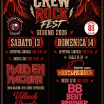 CREW ROCK FEST ’26 Crew Rock Fest ’26 a Grezzana (VR) il 13 giugno - 14 giugno 2026