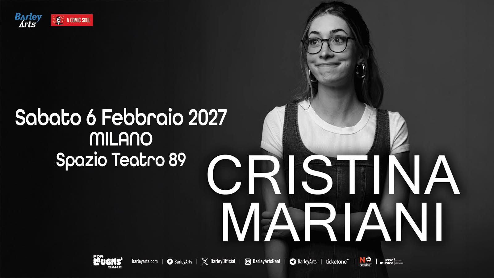 Evento Cristina Mariani Live in Milan Locandina Cristina Mariani Live in Milan - sabato 6 febbraio ore 20:30 - 22:30