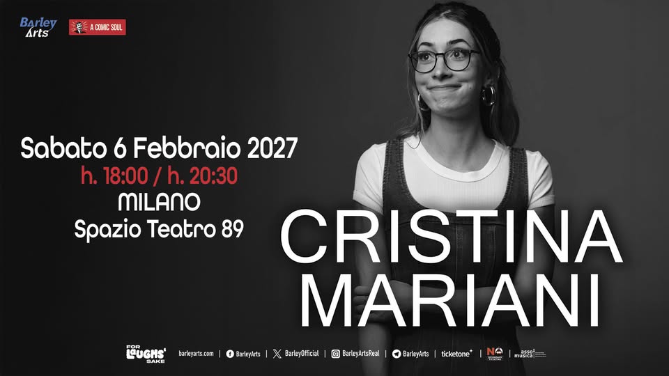 Evento Cristina Mariani Live in Milan Locandina Cristina Mariani Live in Milan - sabato 6 febbraio ore 18:00 - 22:00