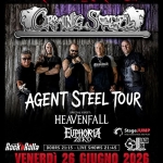 CRYING STEEL + guest: Heavenfall live @ Rock’n’Roll Club, RHO! Potrebbe essere un'immagine raffigurante il seguente testo "ROCK 女 ROLL CRANaSUCe 携图医| SUEDA CRYING αυλα 愛 21111EL arnKHErAF AGENT SPECIAL GUEST: STEEL TOUR HEAVENFALL OPENING TBA BY StageJUMP FIND YOUR STAGE AND PLAY BLACK Rack RocknRolla Rolla DOORS 21:15 LIVE SHOWS 21:45 DOG Caodiny KaHAeHbй- VENERDÌ 26 GIUGNO 2026 ROCK'N'ROLL ROLL CLUB- -VIA MAGENTA, 77- 77-RHO RHO (MI) PRENOTAZIONIPERCENA 331 273 9696 02 2630 1156"