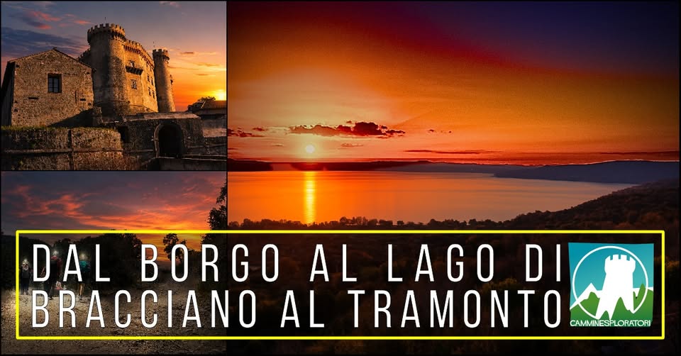 Evento Dal Borgo al Lago di Bracciano al Tramonto Locandina Dal Borgo al Lago di Bracciano al Tramonto - sabato 27 giugno ore 17:30 - 19:30