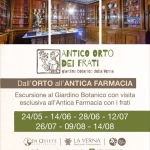 Dall’Orto all’Antica Farmacia – Escursione al Giardino Botanico con Visita alla Farmacia coi Frati Dall'Orto all'Antica Farmacia - Escursione al Giardino Botanico con Visita alla Farmacia coi Frati