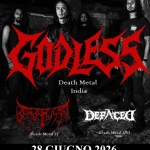 Death Metal Night: Godless (India) + Barbarossa (It) + Defeaced (Sei) Death Metal Night Godless (India) Barbarossa (It) Defeaced (Swi)
