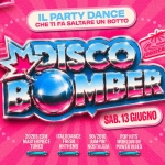 Disco Bomber Potrebbe essere un'immagine raffigurante danza e il seguente testo "IL PARTY DANCE CHE τι FA SALTARE UN BOTTO FROM 11pm MDISCO IDROSCALO PAPAYA LATUA LATUABEACH LA TUA BEACH NELLACITY CITY B OMBER MBER SAB. SAB.13GIUGNO 13 GIUGNO VIA IDROSCALO INGRESSO SEGRATE, SEGRATE,MILANO MILANO 2020S EDM MASTERPIECE RPIECE TUNES ITALODANCE FRESH ANTI ANTHEMS 90/2010 JUMPIN' NOSTALGIA POPHITS POP HITS WORLDWIDE DWIDE POWER VIBES"